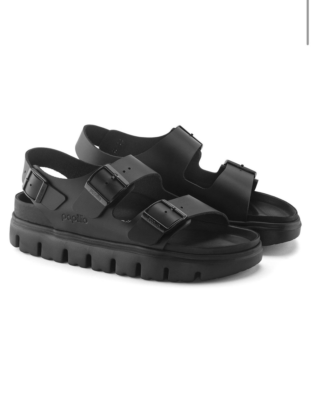 Papillio By Birkenstock Milano Chunky Black Sandal